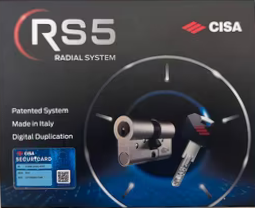 CILINDRO EUROPEO CISA RS5 40/40 - 5 CHIAVI