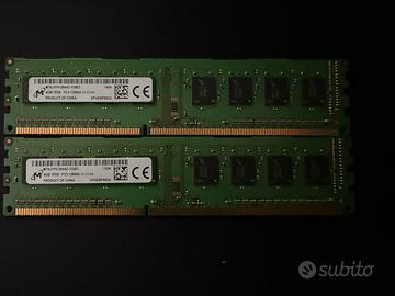 8gb (2x4gb) Ram Micron DDR4 2400mhz