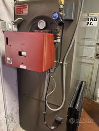 Bruciatore caldaia riscaldamento aria calda