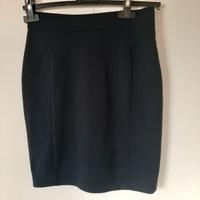 gonna elegante blu H&M a tubino tg. 38 it.