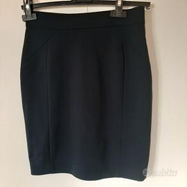 gonna elegante blu H&M a tubino tg. 38 it.