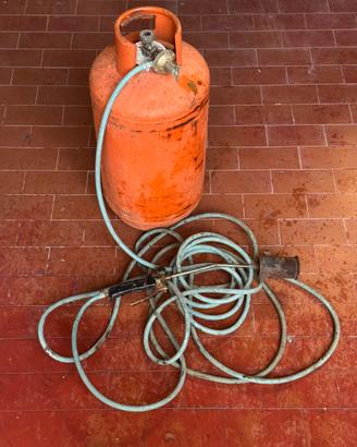 Kit cannello per catrame + bombola gas