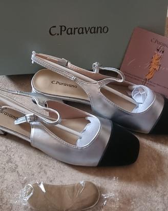 Scarpe donna NUOVE tacco basso C.PARAVANO 