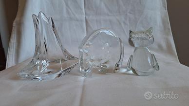 Fermacarte o soprammobili in vetro soffiato