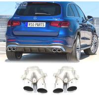 TERMINALI SCARICO MERCEDES GLC C253 X253 15-18 LOO