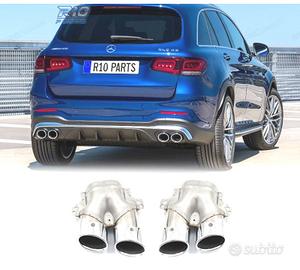 TERMINALI SCARICO MERCEDES GLC C253 X253 15-18 LOO