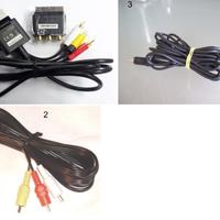 Cavo scart XBOX360 FatSlim PlayStation N64NINTENDO