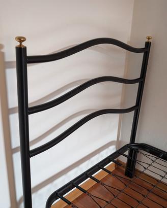 letto singolo in ferro