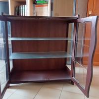 vetrinetta legno e vetro
