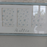 Quadretto portafoto con nome