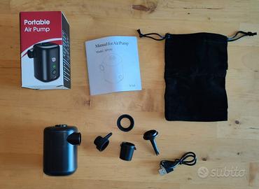 Pompa aria portatile 4000mAh USB - Nuova