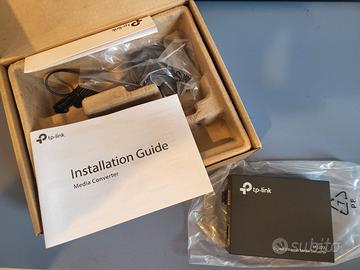 Convertitore di rete TP-Link – fibra OTTICA a RJ45