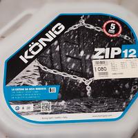 catene neve 12mm konig zip misura 080