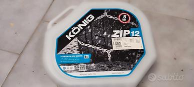 catene neve 12mm konig zip misura 080