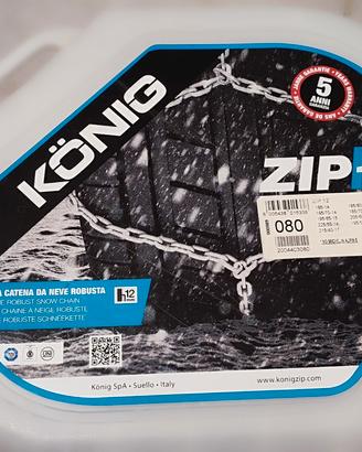 catene neve 12mm konig zip misura 080