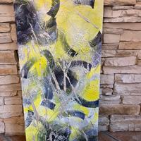 quadro astratto materico Mazzaretto originale