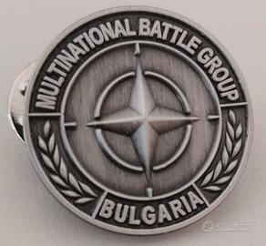 Distintivo Bulgaria missione spilla pins militare 