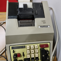 Calcolatrice meccanica Olivetti Ivrea vintage