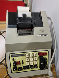 Calcolatrice meccanica Olivetti Ivrea vintage