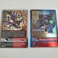 carte Digimon Metalgreymon alternative art rare 