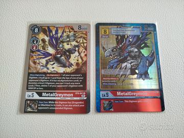 carte Digimon Metalgreymon alternative art rare 