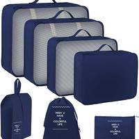 Organizer Valigia Waterproof 7 Pezzi Color Navy