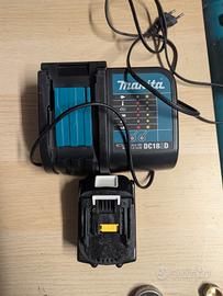 Makita caricabatterie con batteria da 5A 