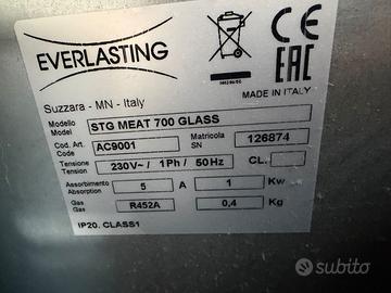 Stagionatore Everlasting STG Meat 700 Glass - anno
