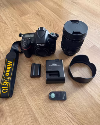 Nikon D610 + Sigma 24-105mm f/4 Art + Accessorj