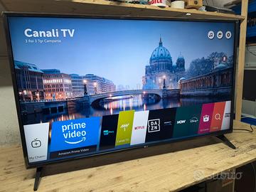 TV LG 49 POLLICI SMART 4K T2 WIFI HDMI USB