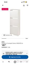 Scarpiera ikea bissa