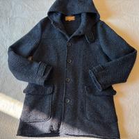 Cappotto Conbipel caldo autunnale blu