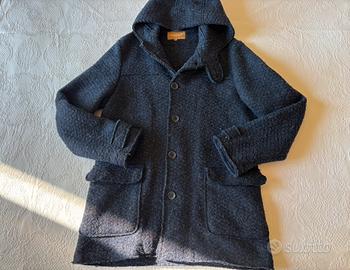 Cappotto Conbipel caldo autunnale blu