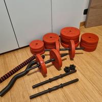 Set manubri e bilancieri Fisiostore