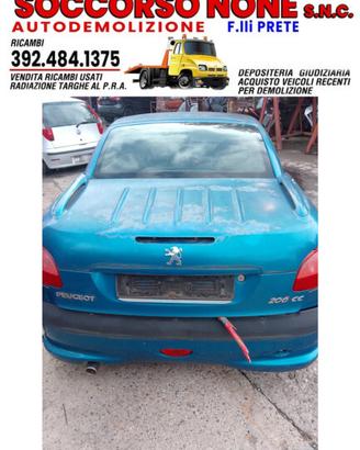 Ricambi Peugeot 206cc