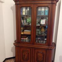 Mobile vetrinetta in legno massello