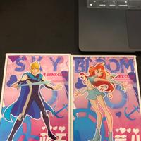 2 winx ar card bloom e sky