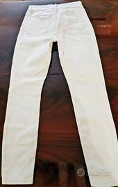Jeans bianchi skinny da donna