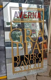 INSEGNA TARGA AMARO AVERNA SPECCHIO GRAPPA SYRAH