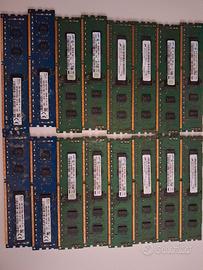 lotto di 16 banchi di ram 2gb 1rx8 pc3l-10600r
