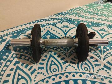 2 bilancieri, 1 kg per lato. Come nuovi