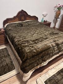 Coperta di pelliccia con tappeti