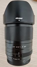 Viltrox 23mm f/1.4, attacco fujifilm X