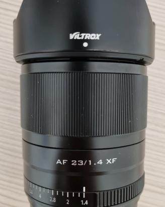 Viltrox 23mm f/1.4, attacco fujifilm X