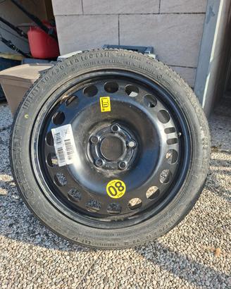 ruotino di scorta originale opel 5 fori 16 pollici