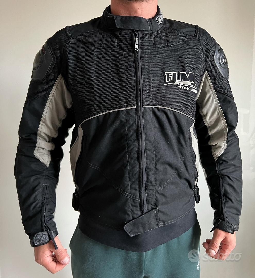 Giacca da moto FLM con protezioni uomo misura L - Accessori Moto