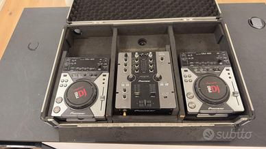 Set DJ Pioneer completo: 2x CDJ-400 + DDJ-250