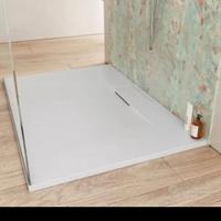 Piatto doccia 100x80 cm in resina effetto pietra