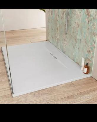 Piatto doccia 100x80 cm in resina effetto pietra