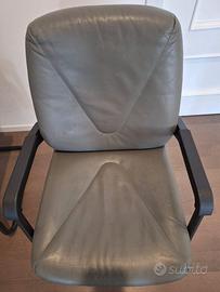 Sedie in pelle da ufficio PRESIDENT 4600